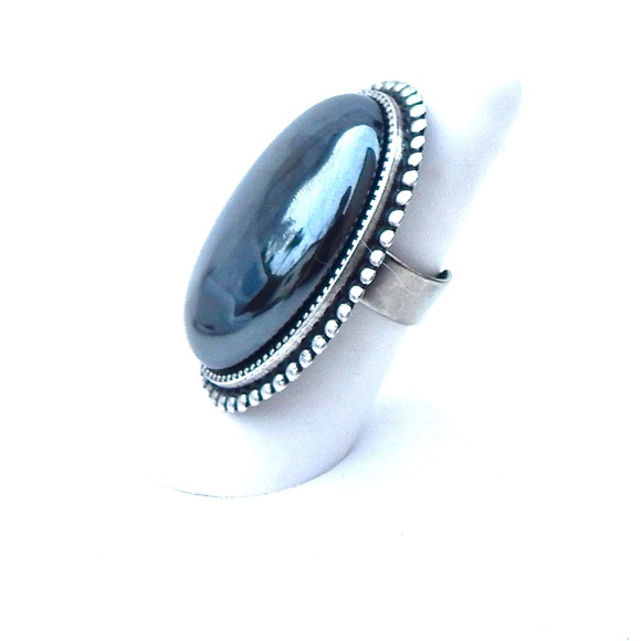GASOLINE GLAMOUR HEMATITE RING - Picture 2 of 3